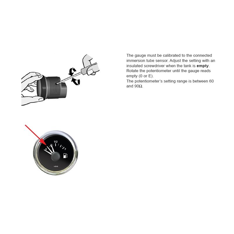 Veratron VDO VL AFTERMARKET TANK LEVEL IND. - - S