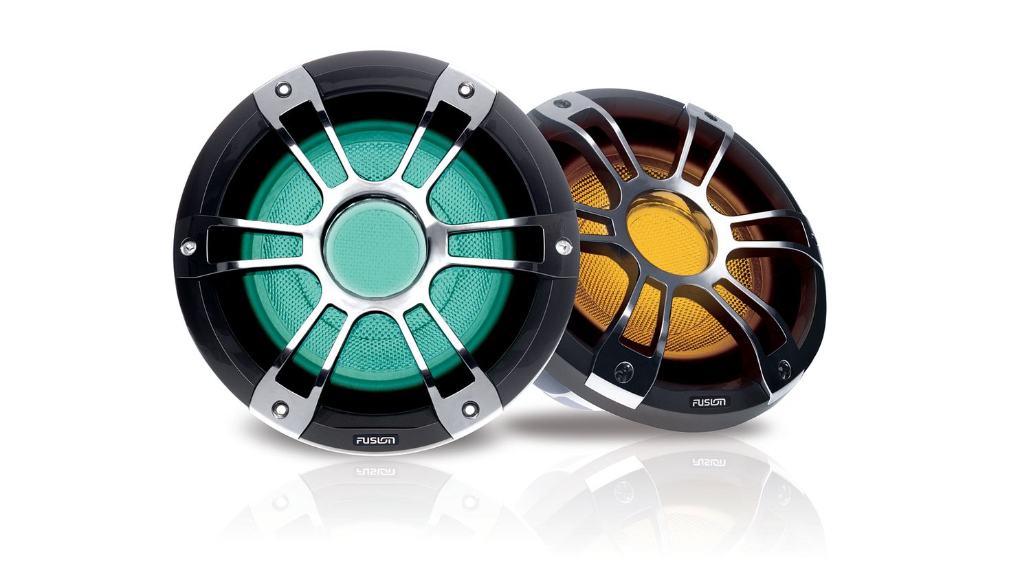 Fusion Lautsprecher Signature Serie chrom LED
