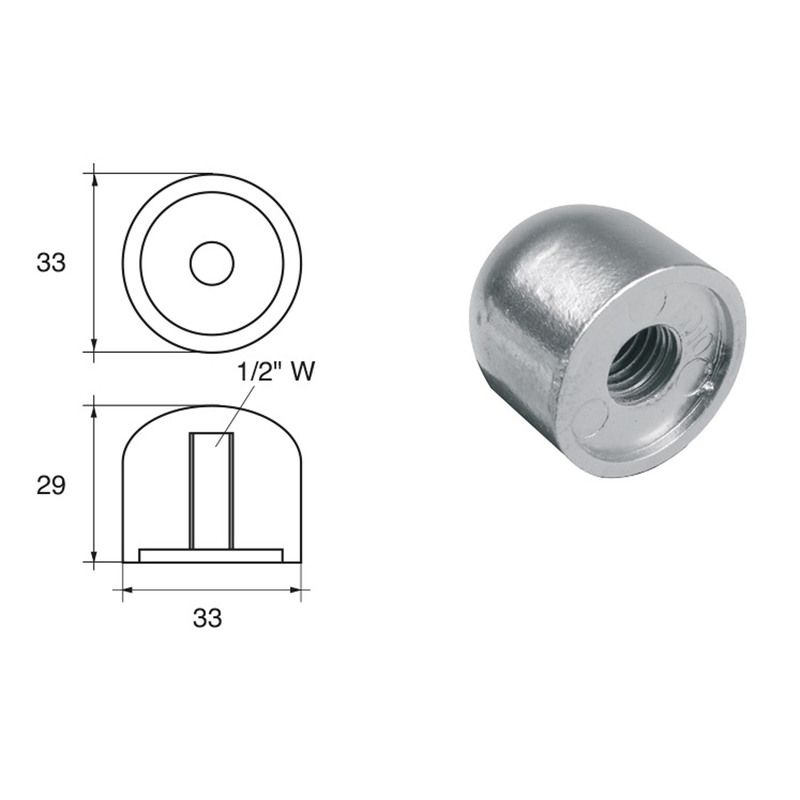 BUKH PRO ANODE F/MERCURY ENGINES