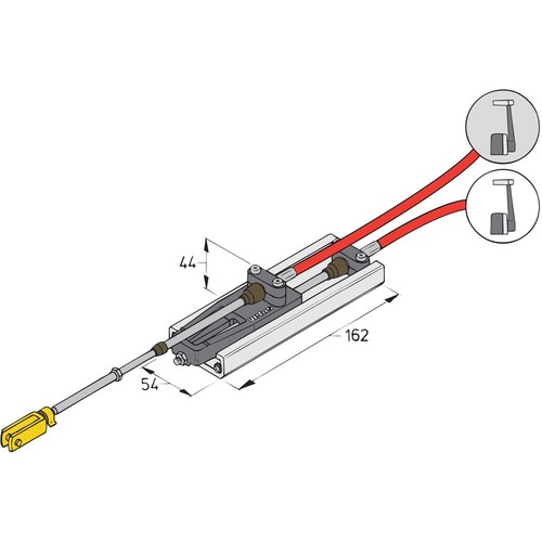 Vetus Differential-Schalter für Wendegetriebe