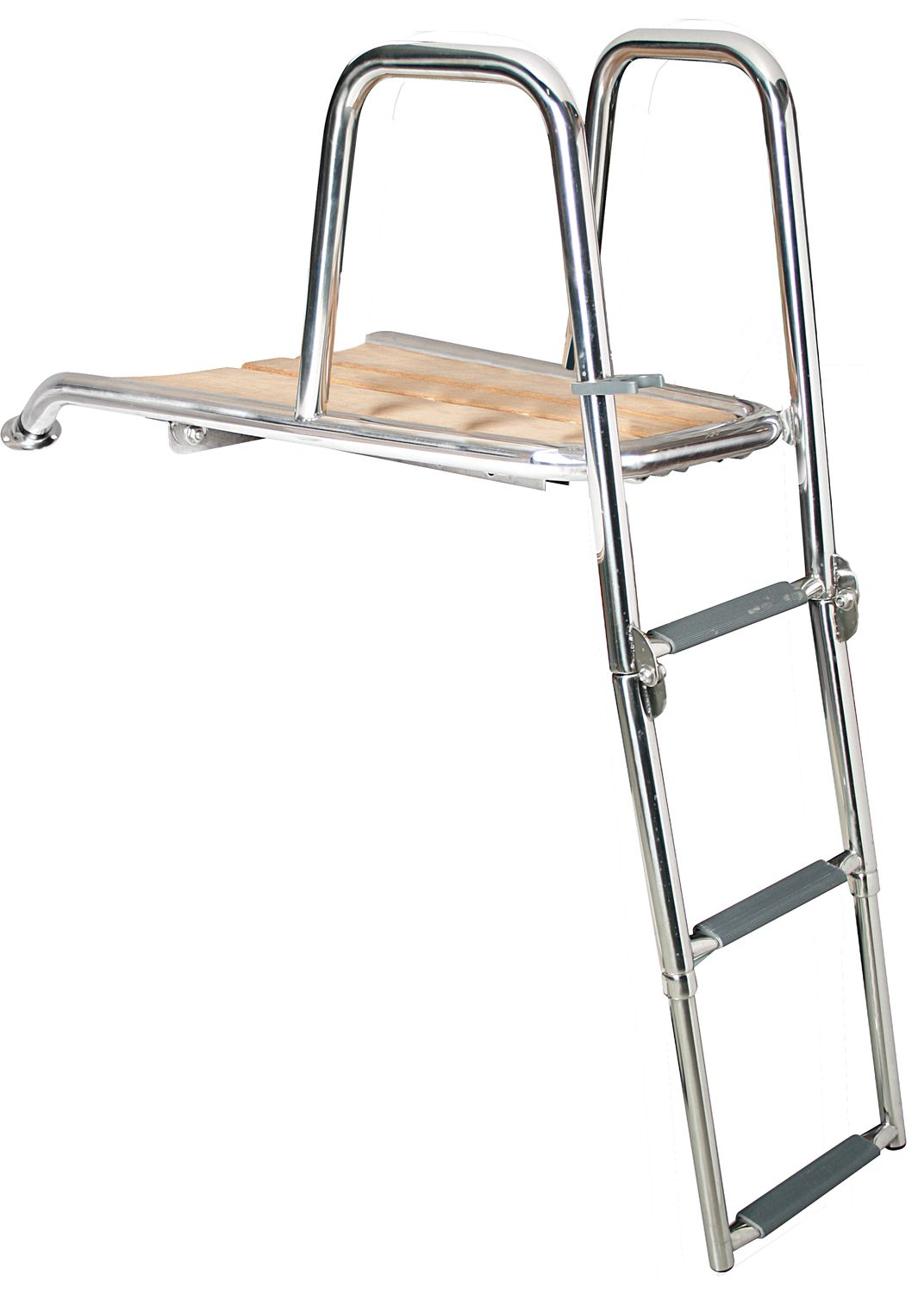 Båtsystem Bugplattform Comfort mit 3-stufiger Leiter L=700mm B=480mm H=1120mm