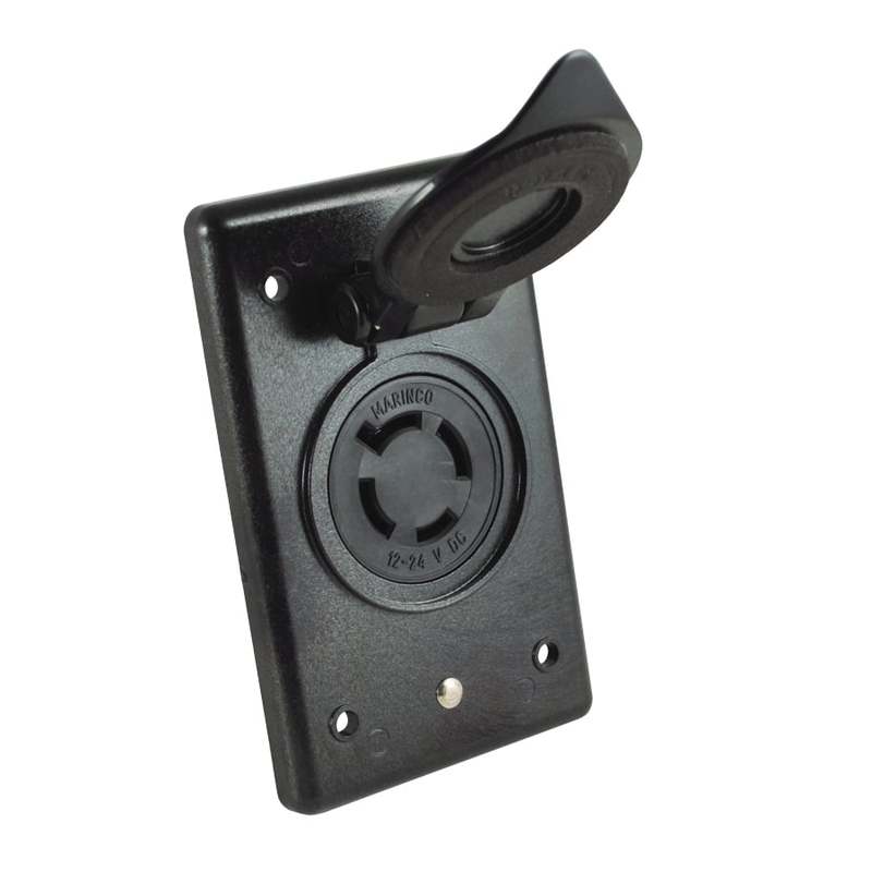 Mastervolt receptacle, 12/24V with flip