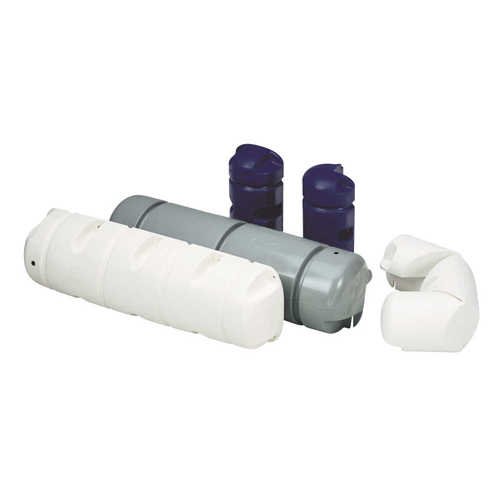 PLASTIMO Bumper 3/4, ausgeschäumt, weiss,25x90cm