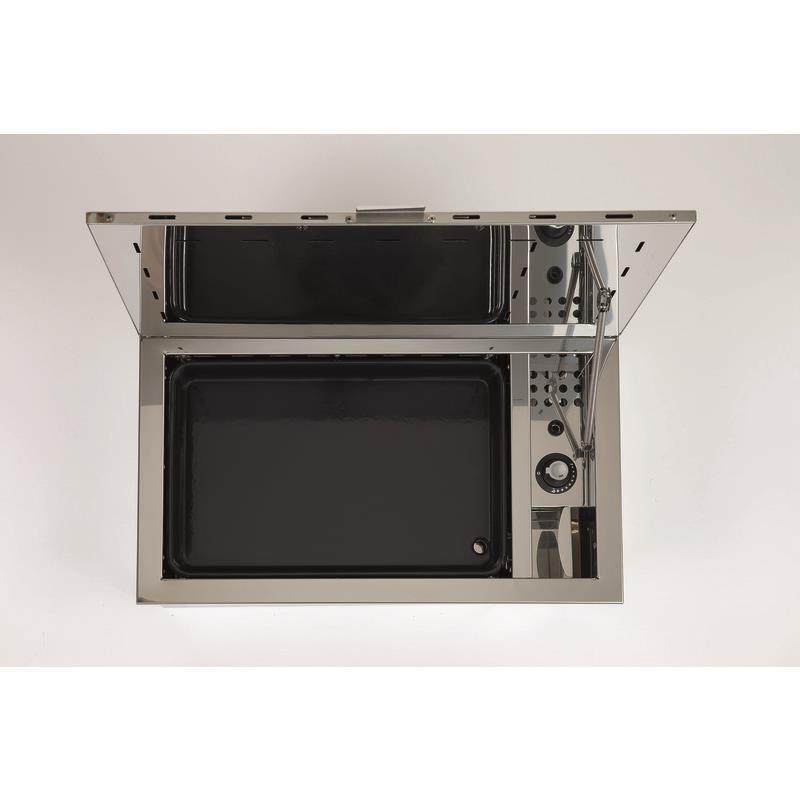 Eno Gas built-in plancha in stainless steel