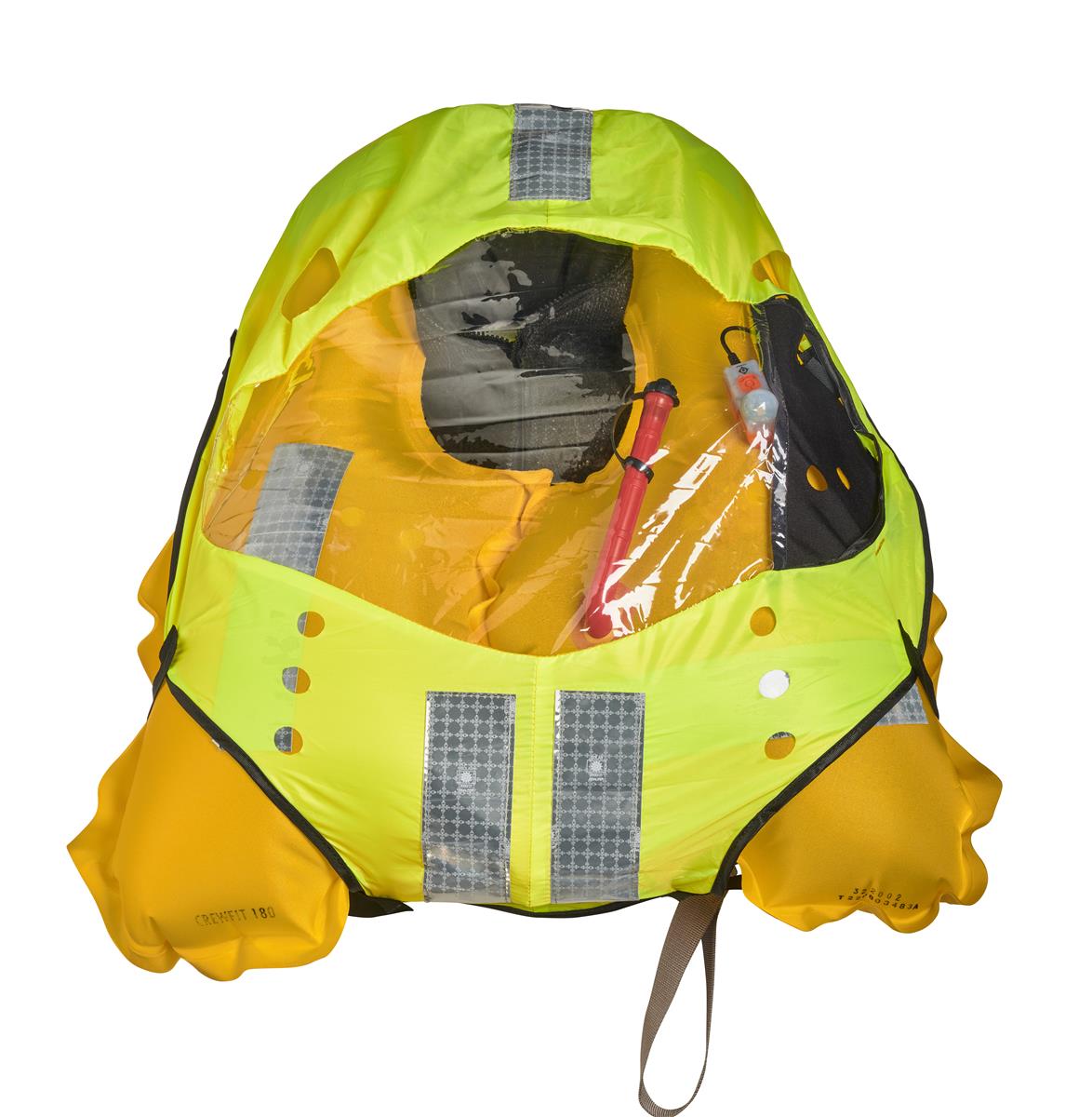 Crewfit+ 180N PRO Automatic, schwarz, Notlicht, Spraycap, 9730BKAP