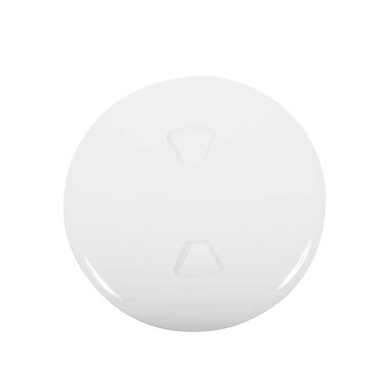 PLASTIMO 'INSPEKTIONSVERSCHLUSS 6'' WEISS POLY'