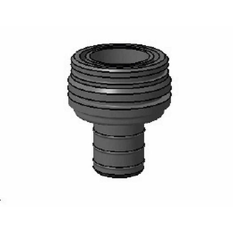 PLASTIMO ANSCHLUSSTUECK GERADE 25MM + ABDICHT