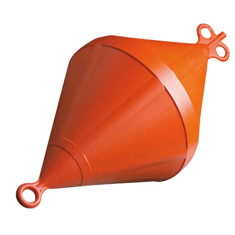 PLASTIMO MOORING BUOY+EYELETS-D28CM ORANGE
