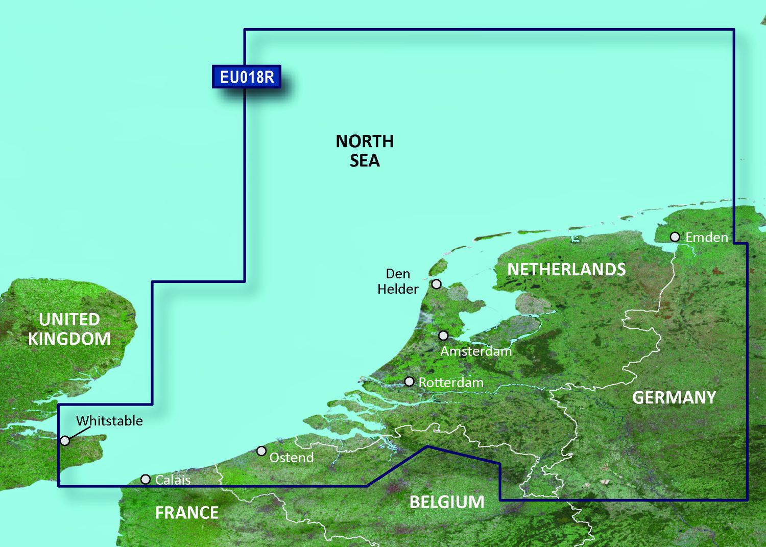 Garmin Bluechart EU018R Benelux Offshore &amp, Inland