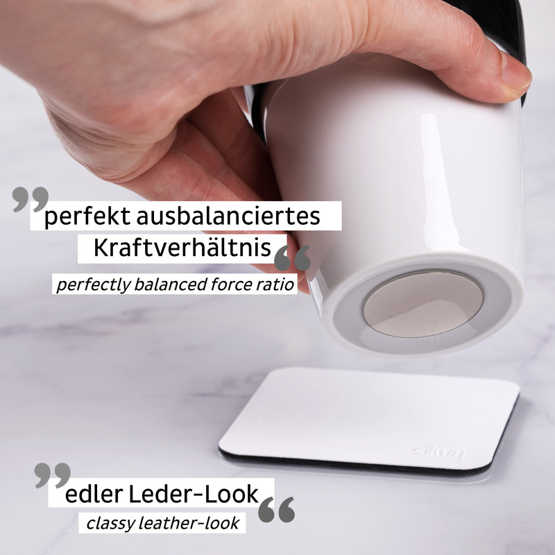Porzellan TO-GO-CUP inkl. Untersetzer WHITE