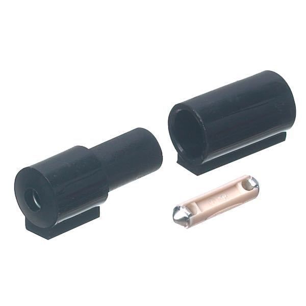 Sicherungshalter Inline Kunststoff schwarz für eine 8A-Sicherung, Kabel max D=6m...