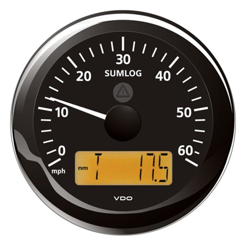 VDO ViewLine Sumlog Speed 60mp Schwarz 85mm
