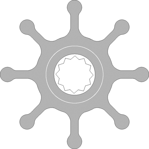 Johnson Impeller für F7B