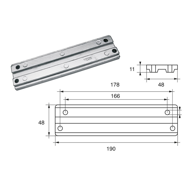 BUKH PRO ANODE F/MERCRUISER/MERCURY ENGINES