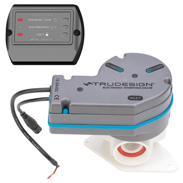 Trudesign elektrisches Y-Ventil 12/24V mit Schaltpaneel Palby Marine A/S, Korsvej 3, 6000, Kolding, DK