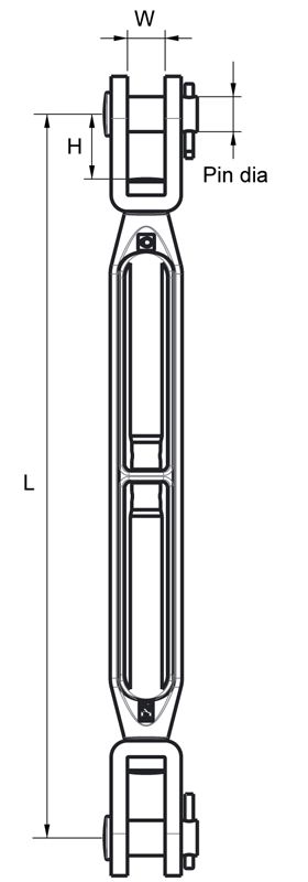 Seldén Gabel-Gabel Wantenspanner