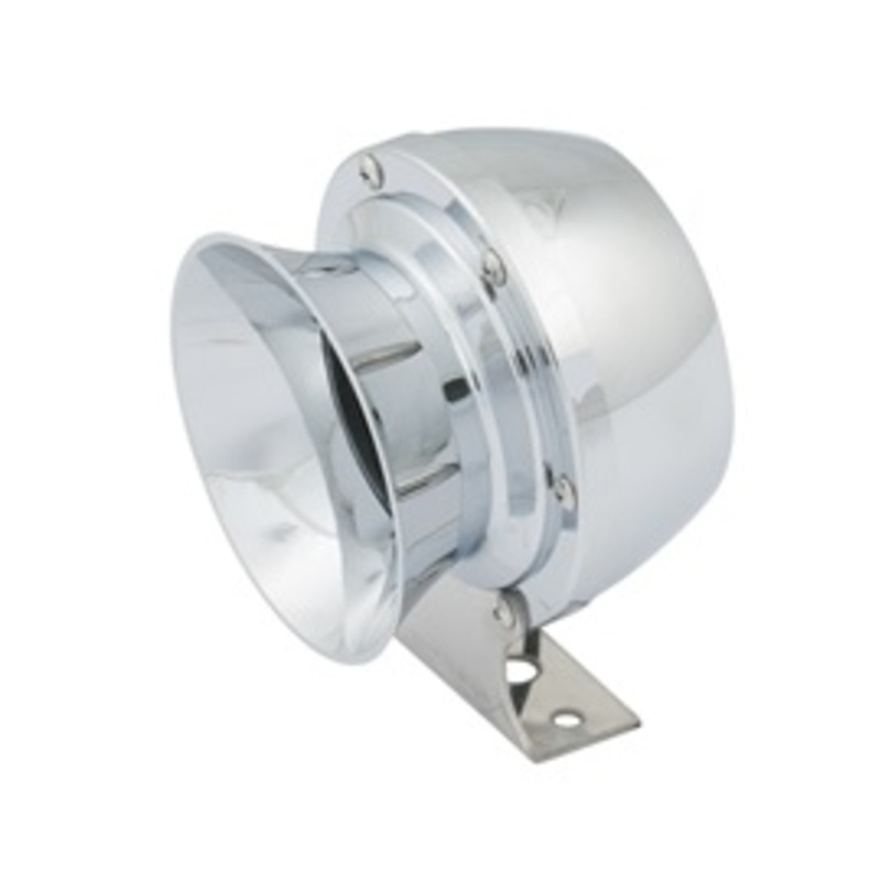 Marinco elektrisches Horn, ABS Chrom 12 V / 4 Amp