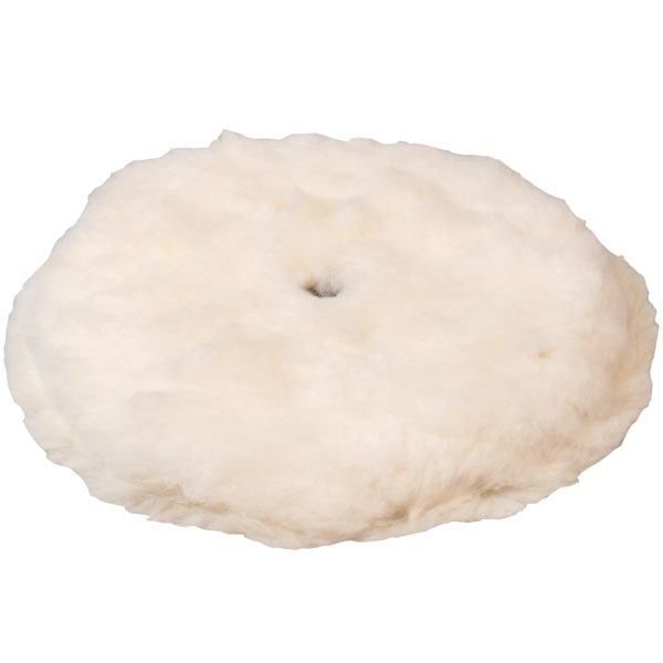 1852 Polierscheibe aus Lammfell mit Klett D=20cm