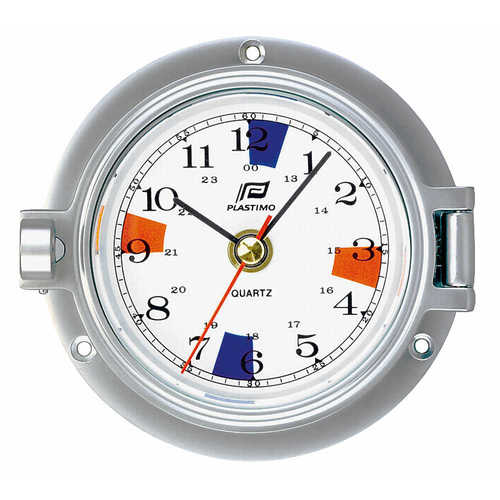 PLASTIMO UHR 3'' MATTES CHROM  + FUNKSEKTOREN
