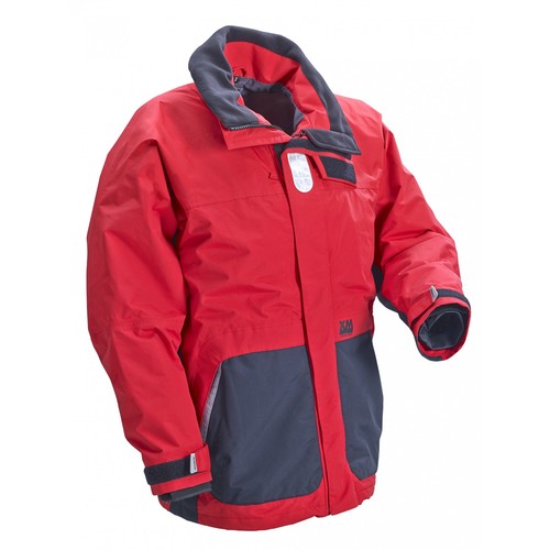 PLASTIMO Jacke Coaste, rot/schwarz, XS