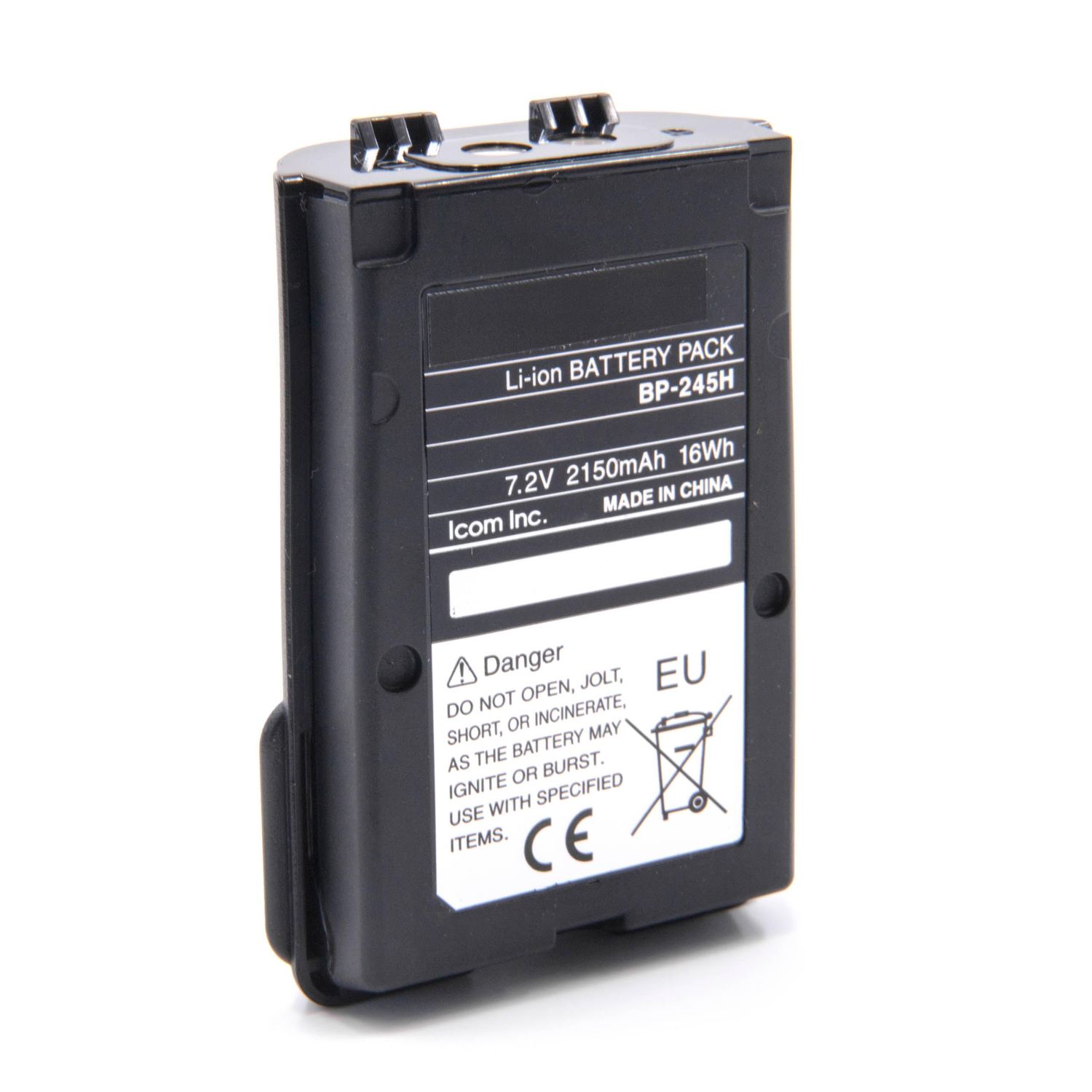 ICOM 7,2 V/2150 mAh (min.) 2200 mAh (typ.) Li-Ion-Akku-Pack