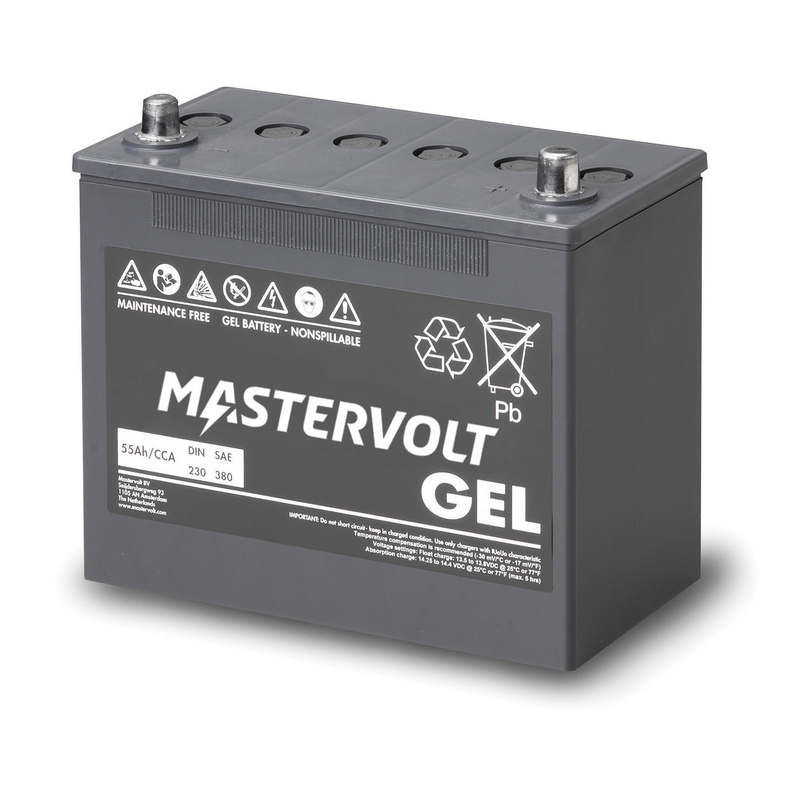 Mastervolt MVG 12/55 Ah, Gelbatterie, 12 V, 55 Ah