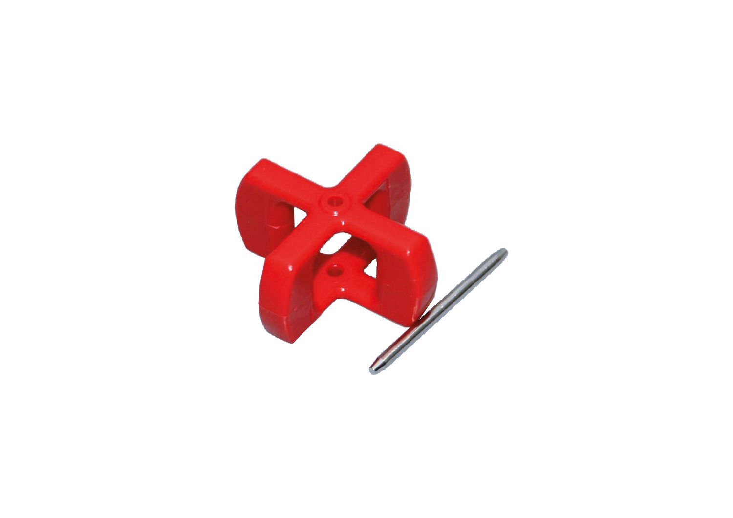 Nexus Paddelrad Rot mit Achse bis 30 Knoten