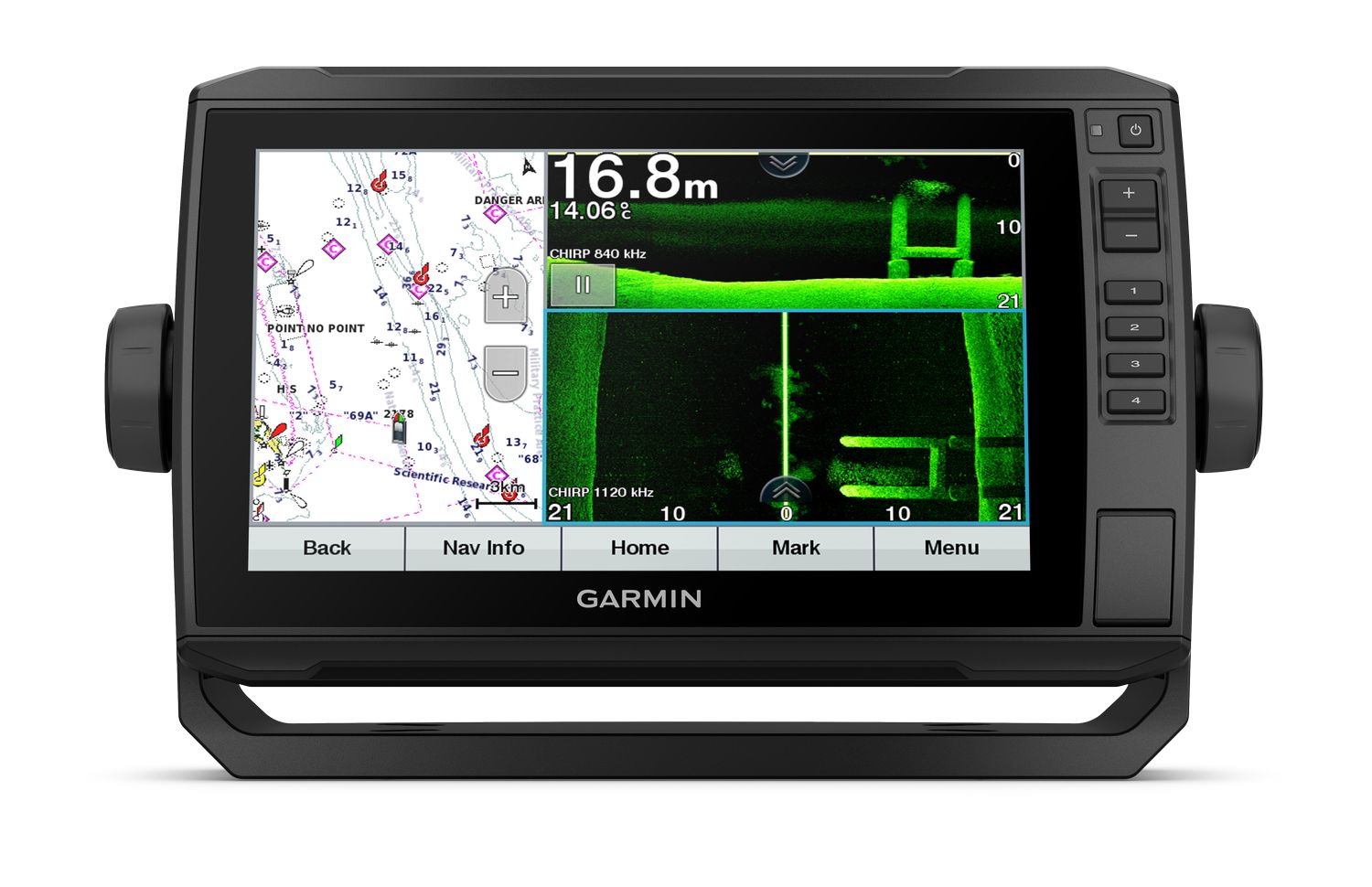 Garmin ECHOMAP UHD Fishfinder-Kartenplotter