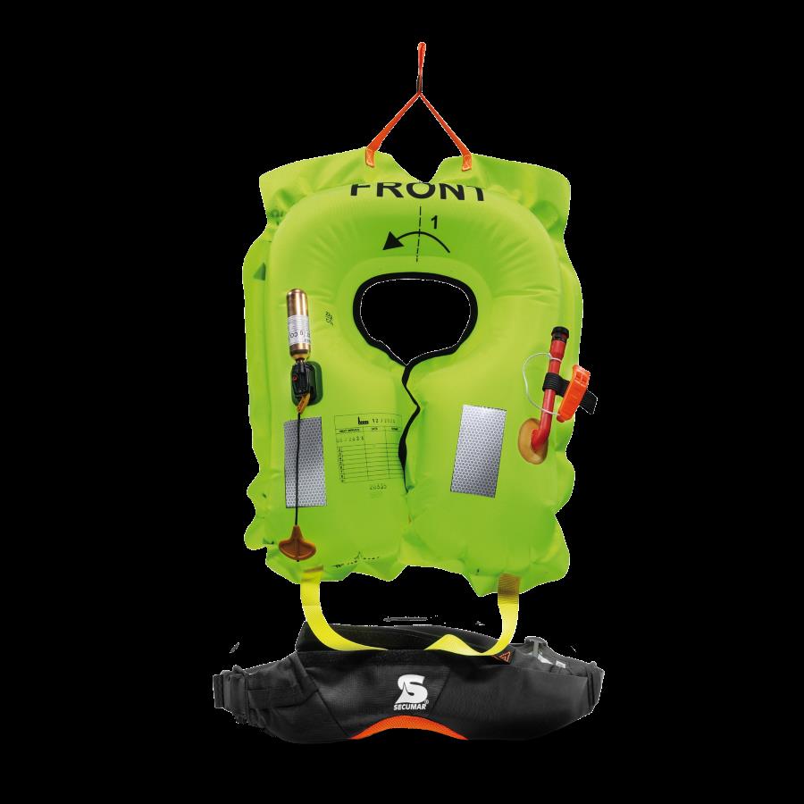 Secumar, aufblasbares Rettungsmittel für Schwimmer + SUP, Free 100 (Modell 2021)