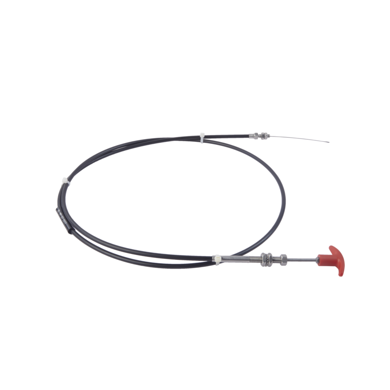 MULTIFLEX Stop-Kabel mit Griff (rot), 8000 mm