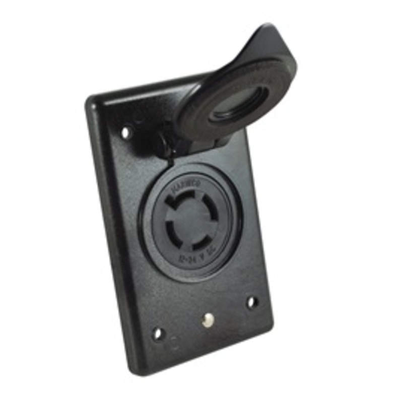 Mastervolt receptacle, 12/24V with flip
