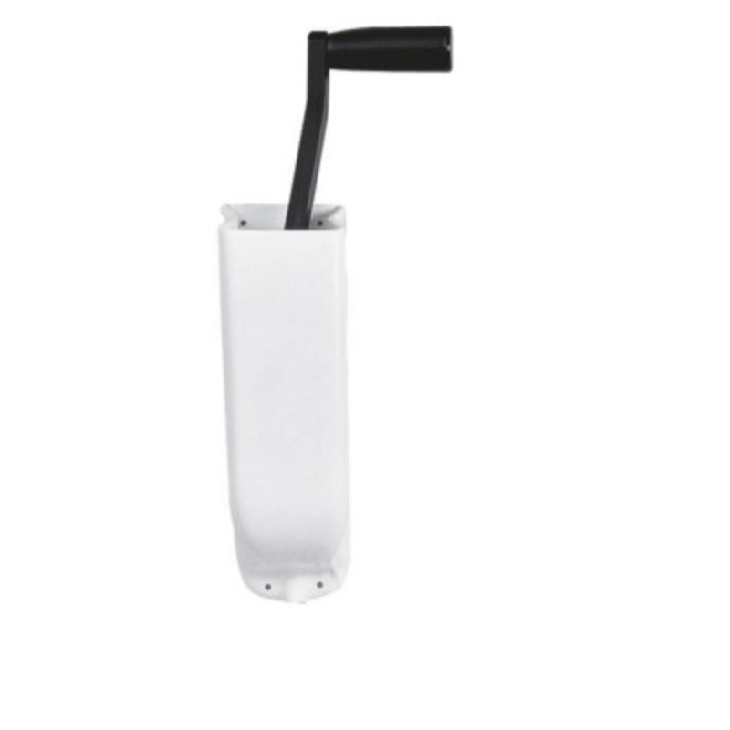 PLASTIMO KURBELTASCHE WEISS 260X80X55MM