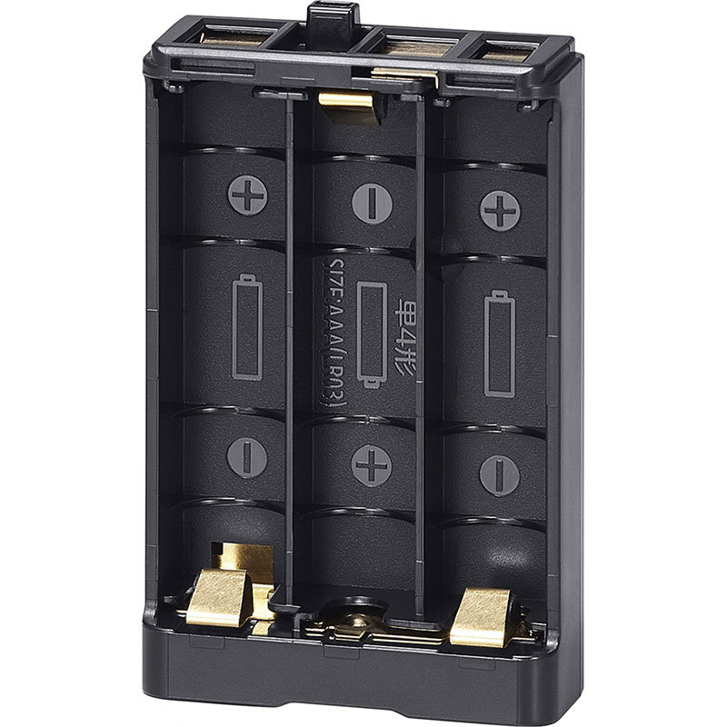 Icom, Batteriebehälter für 3 x AAA (LR03) Alkalinebatterien