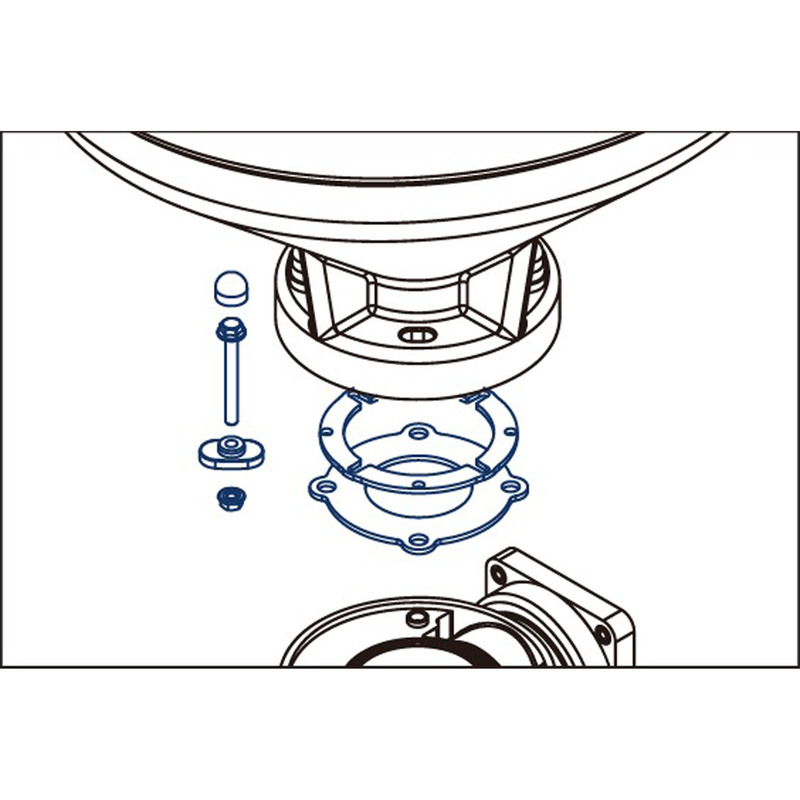 BUKH PRO BASE GASKET KIT FOR ELECTRIC TOILETS
