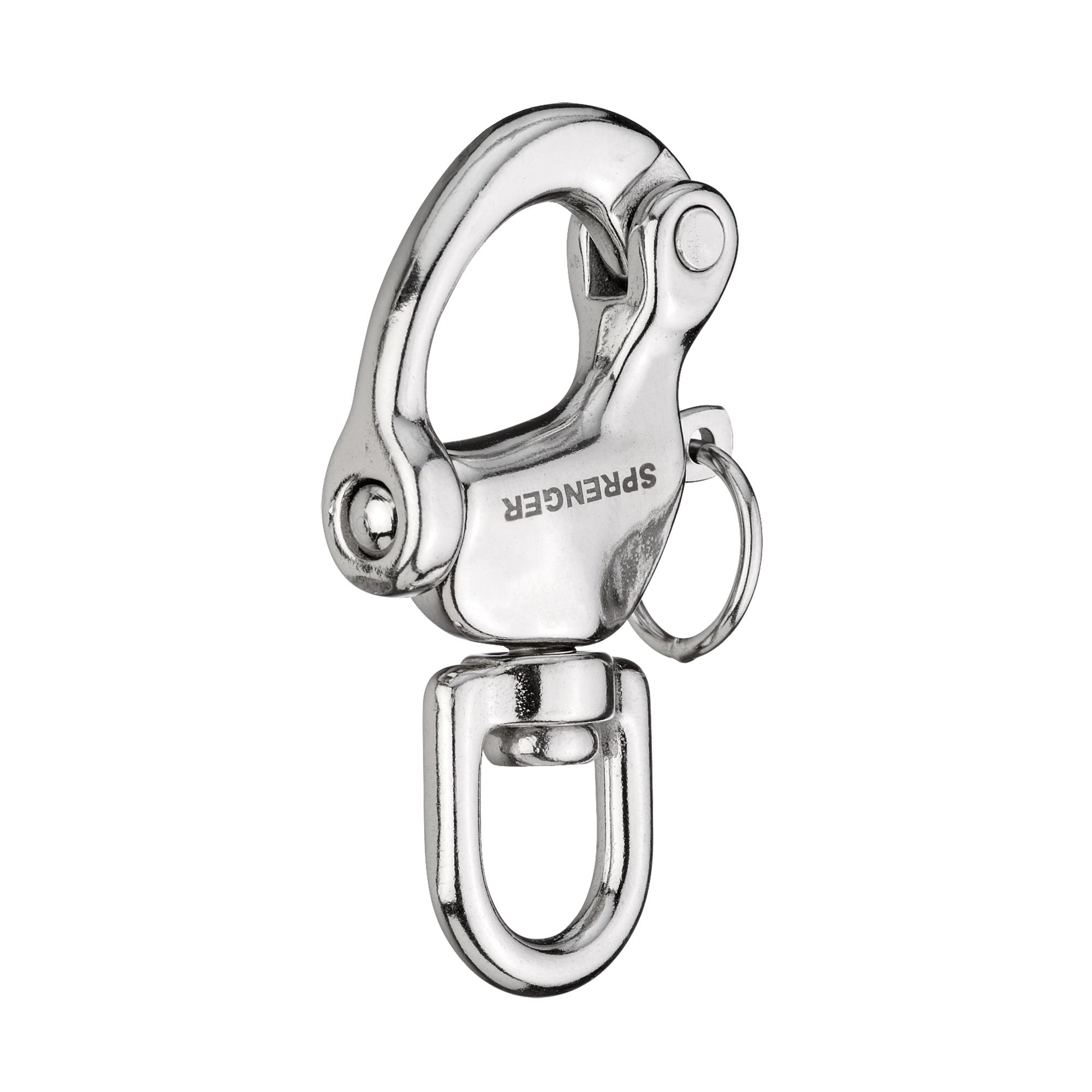SPRENGER, Schnappschäkel - Edelstahl rostfrei, 70 x 12 mm