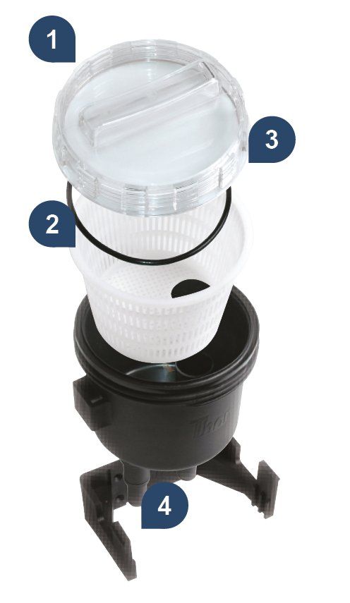 Ersatzteile für Quick-Fit Seewasserfilter