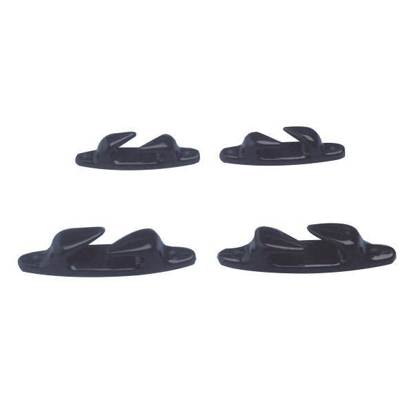 Lippklampen-Set aus schwarzem Nylon