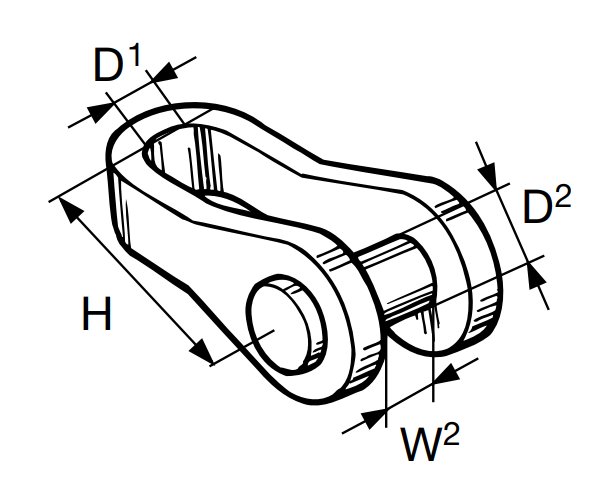 Seldén Aug-Gabel Toggle