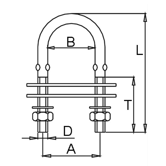 1852 Pütting rostfreier Stahl AISI 316