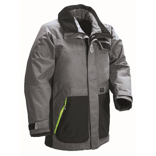 PLASTIMO Jacke Coastal, grau/schwarz, XS