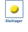 SPRENGER, Genuaschlitten Cockpitverstellung Gleitlager 6 mm für Schiene 25 x 4 mm - Bolzen mit Schäkel