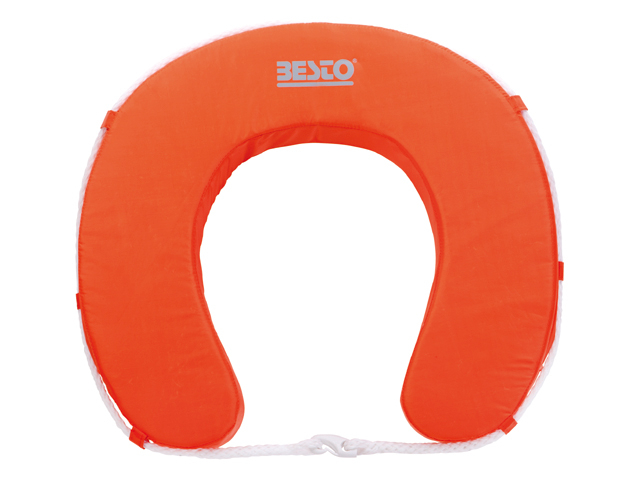 Besto, Rettungsring Hufeisen, orange