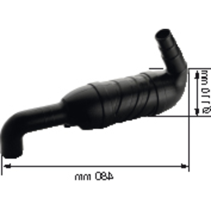 PLASTIMO GOOSENECK 40/45/50 45°