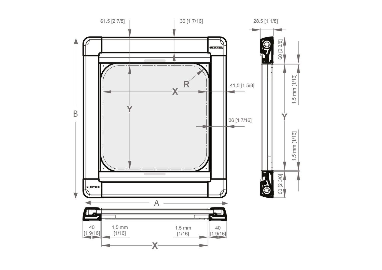 Skyscreen Roller Surface 2 weiß