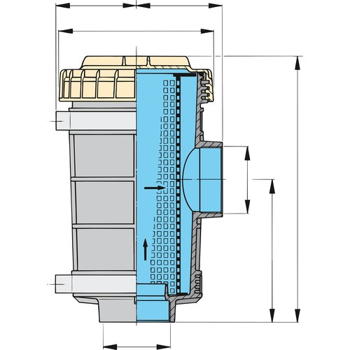 Vetus Wasserfilter 1900 63mm Ø