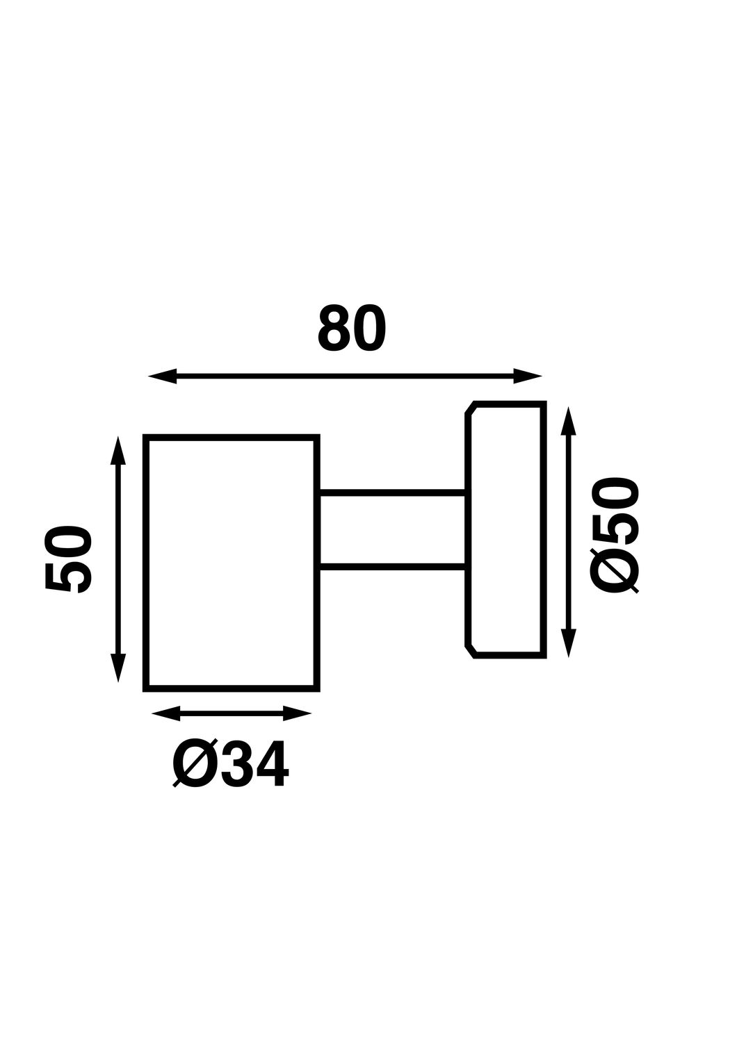 Batsystem Tube D1USB LED-Leseleuchte