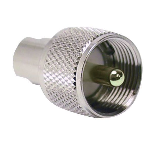 Adapter-Stecker PL259 männlich / FME männlich