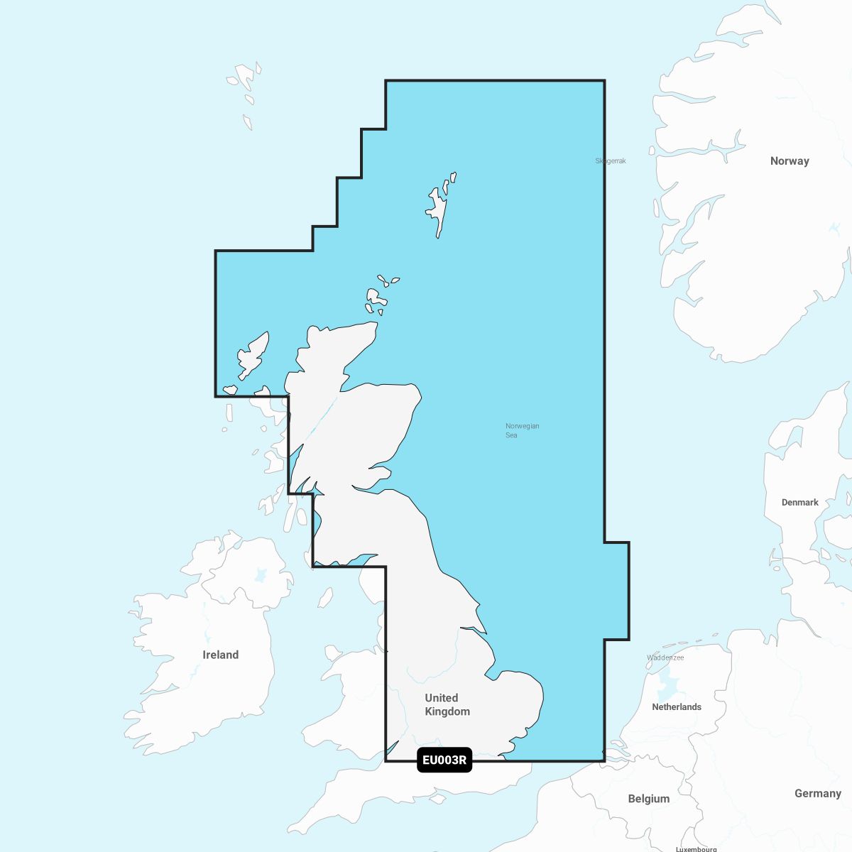 Navionics+ EU003R Grossbritannien Ostküste
