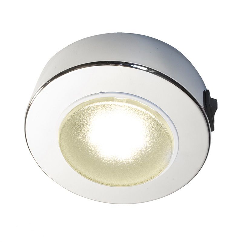 Båtsystem Deckenleuchte Sun mit Schalter LED 8-30V 2W 150lm IP21 Chrom