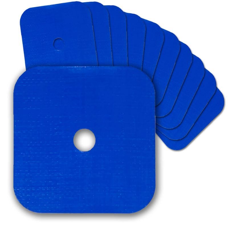 Batsystem Klebeverstärkung für Planen-Ösen 100x100mm 10 Stück